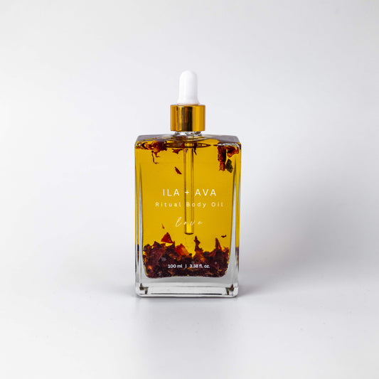 rose and geranium body oil